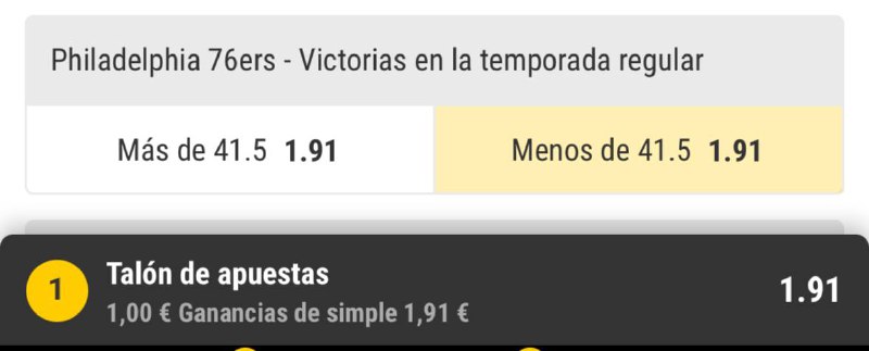 En Bet365 ya no aparece. Si …