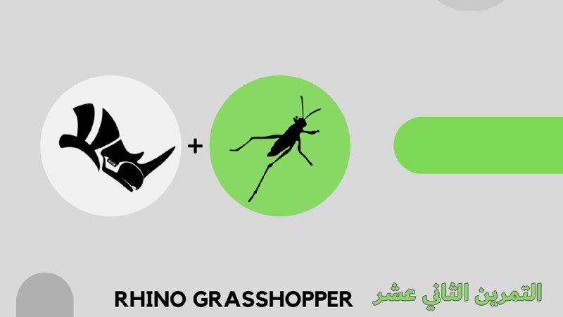 كراسهوبر Grasshopper | التمرين الثاني عشر