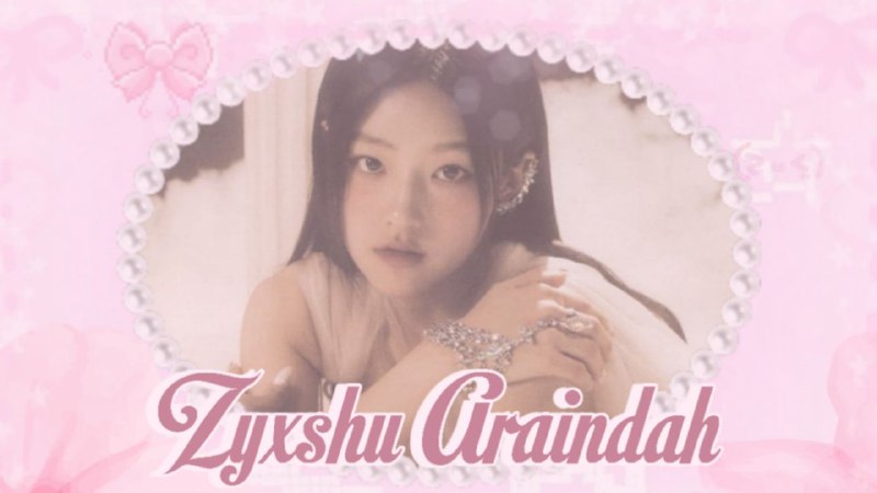 ***🎀*** **◞ ˚ 𝐙yxshu 𝐀raindah** *cover*`!`