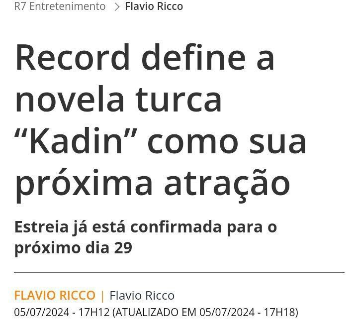 A Record acaba de definir a …