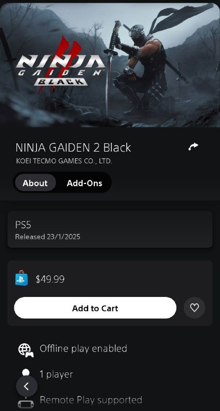 ***⚽️***بازی Ninja Gaiden 2 Black از …