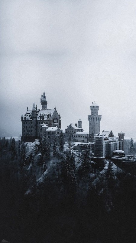 Замок Нойшванштайн (Schloss Neuschwanstein), Бавария, Германия