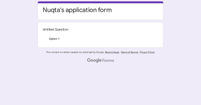 NUQTA's application is open!