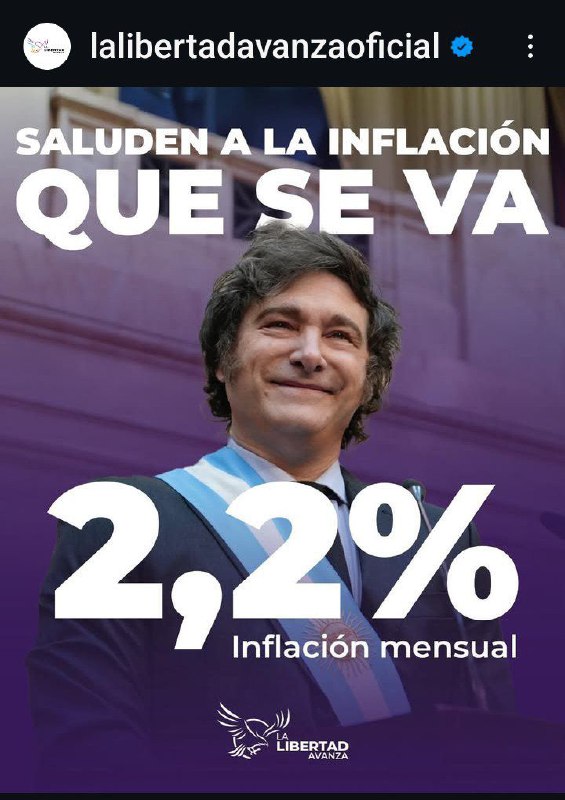 ***🚨*** INFLACIÓN EN ARGENTINA BAJA AL …