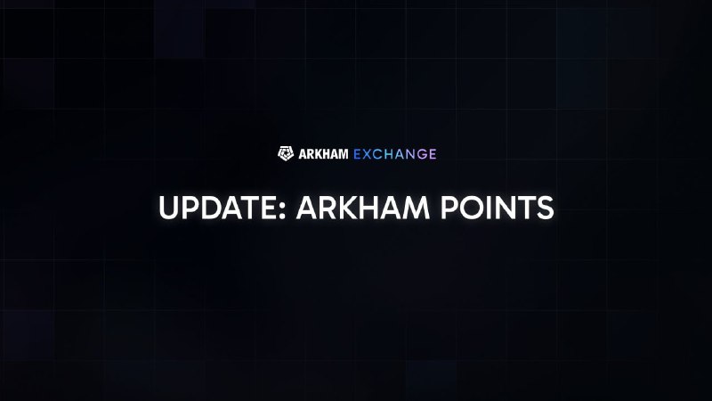 **UPDATE: ARKHAM POINTS SEASON 1**