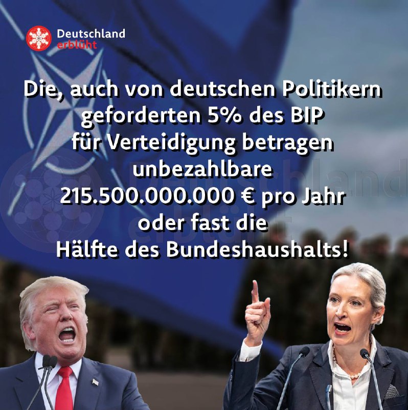**Dieser Überbietungswettbewerb für Verteidigungsausgaben grenzt an …
