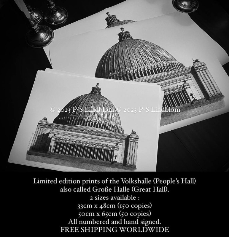 Limited edition prints of the Volkshalle …