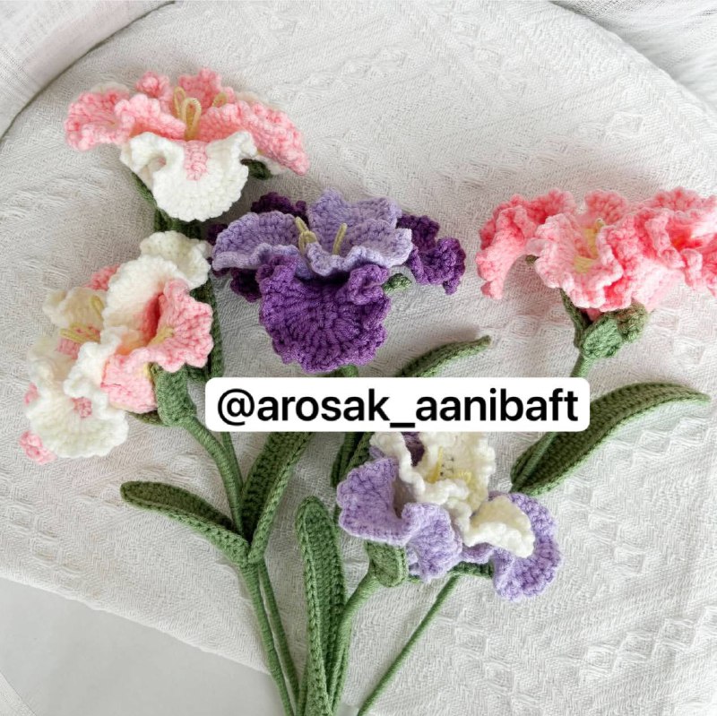 گروهبافی تکی گل زنبق