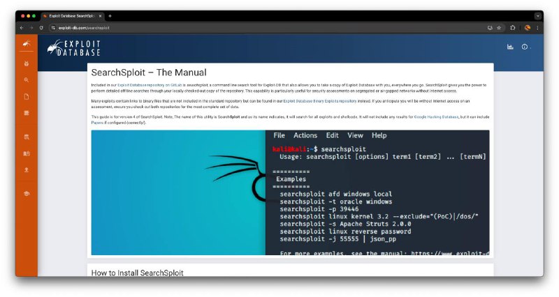 Также меня просветили(Спасибо [@katok](https://t.me/katok)) про [searchsploit](https://www.exploit-db.com/searchsploit), …