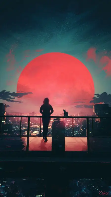 Crimson Horizon | [Zakori](https://www.artstation.com/artwork/w0rBG9)