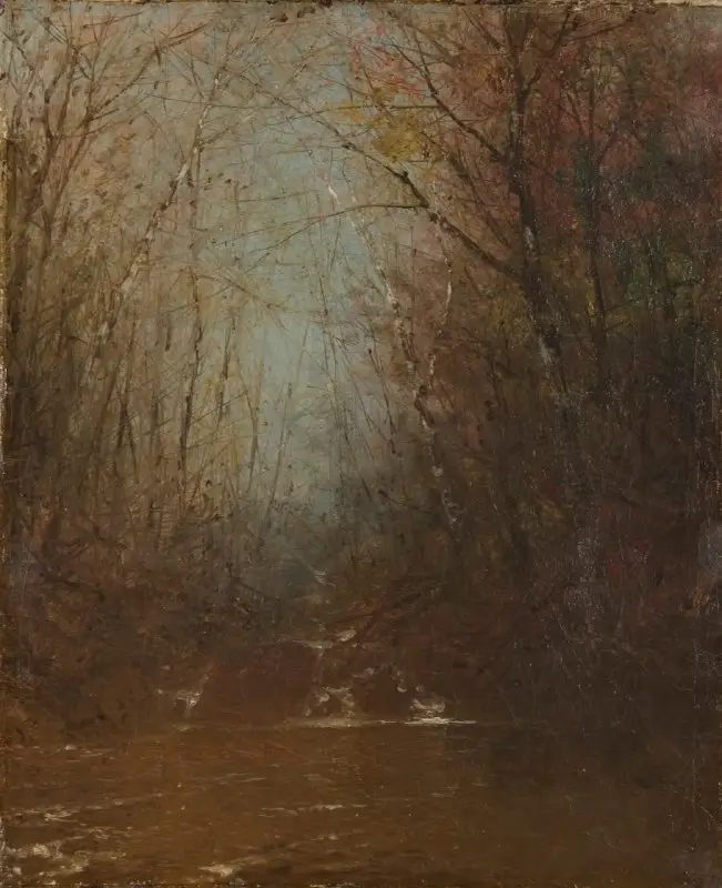 *Forest Interior with Stream*