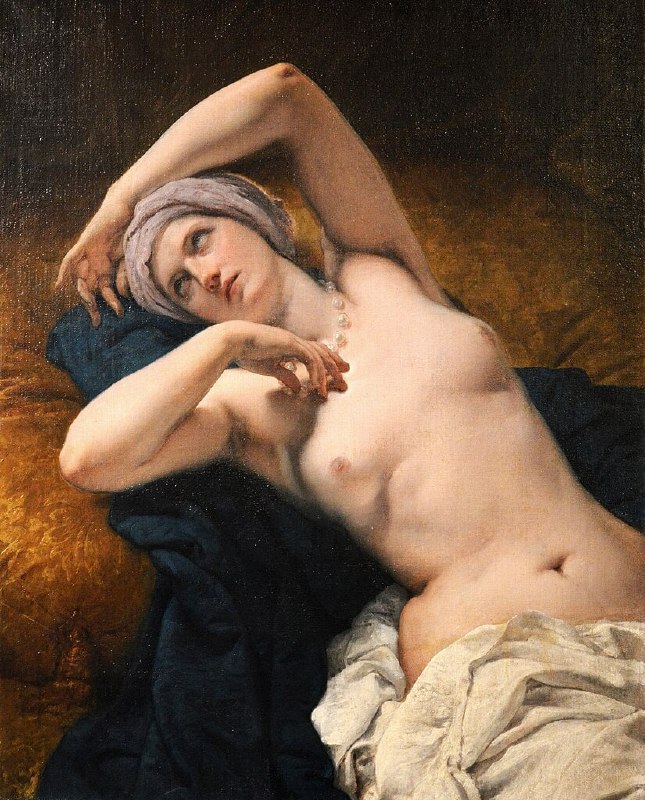 ﴾Odalisque on the Bed﴿