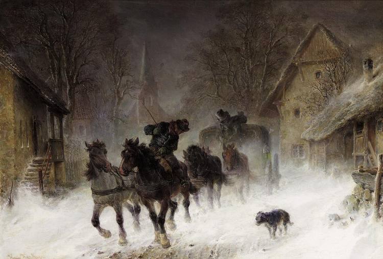 "The Snow Storm", Hermann Kauffmann (7 …