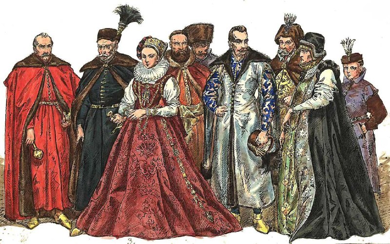 The costumes of magnates from 16th …