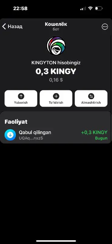 [**https://t.me/kingyGMbot/GMGM?startapp=ref\_20310**](https://t.me/kingyGMbot/GMGM?startapp=ref_20310) **KUNIGA 0,3 KIBGY BERADI KUNIGA …