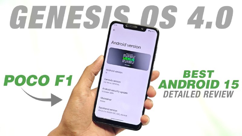 POCO F1 - Genesis OS 4.0 …