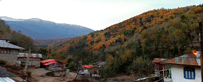 نمایی پاییزی و زیبا از روستای …