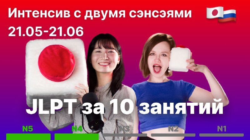 Сдаешь экзамен JLPT 7 июля? Тогда …