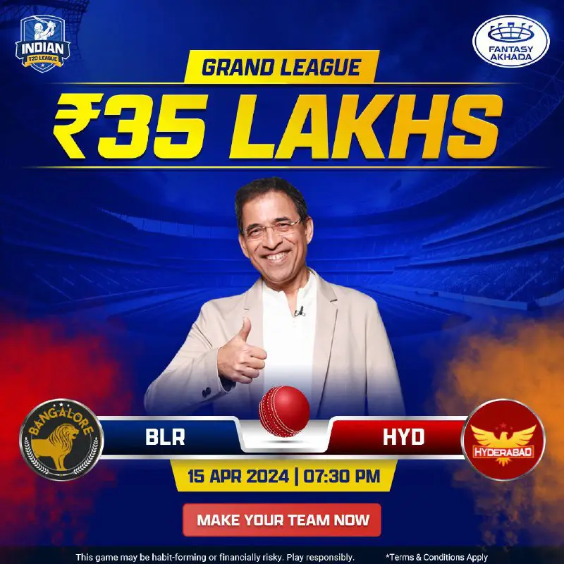 Dhamakedaar Grand League Indian T20 League …