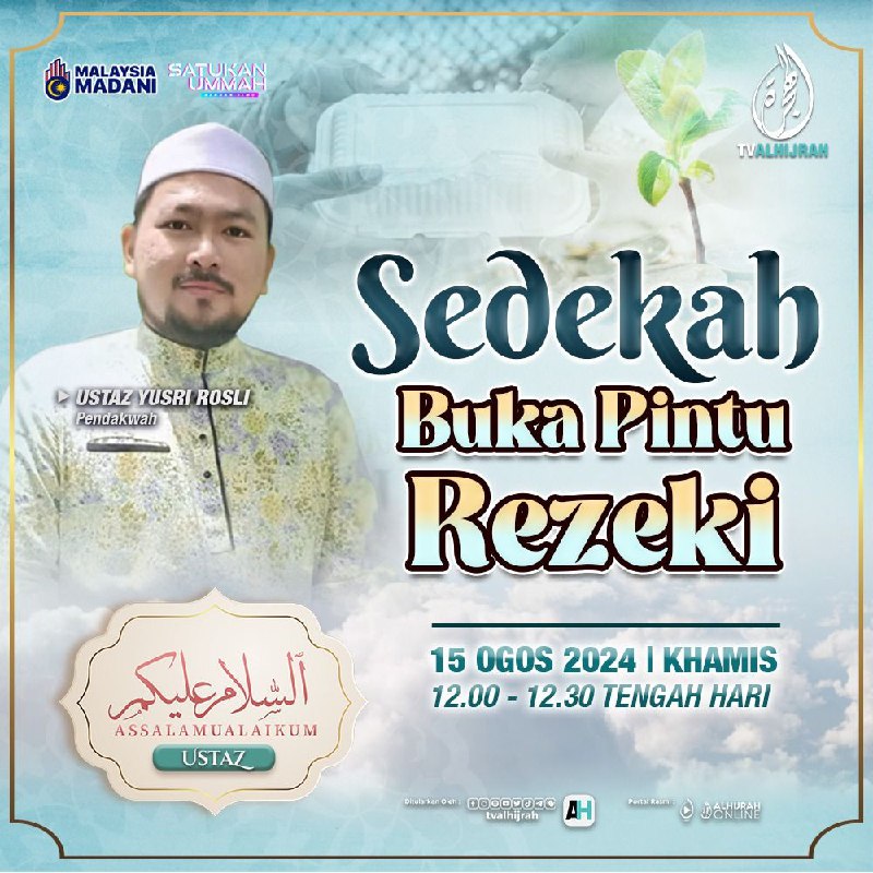 Jangan lupa saksikan Assalamualaikum Ustaz 12 …