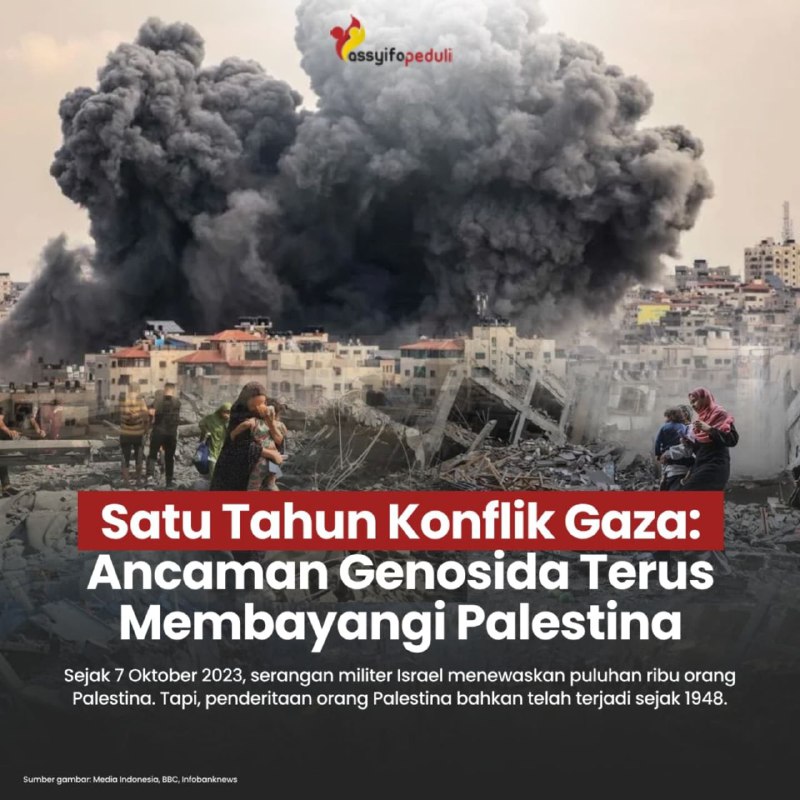 Setahun sudah, derita di Gaza belum …