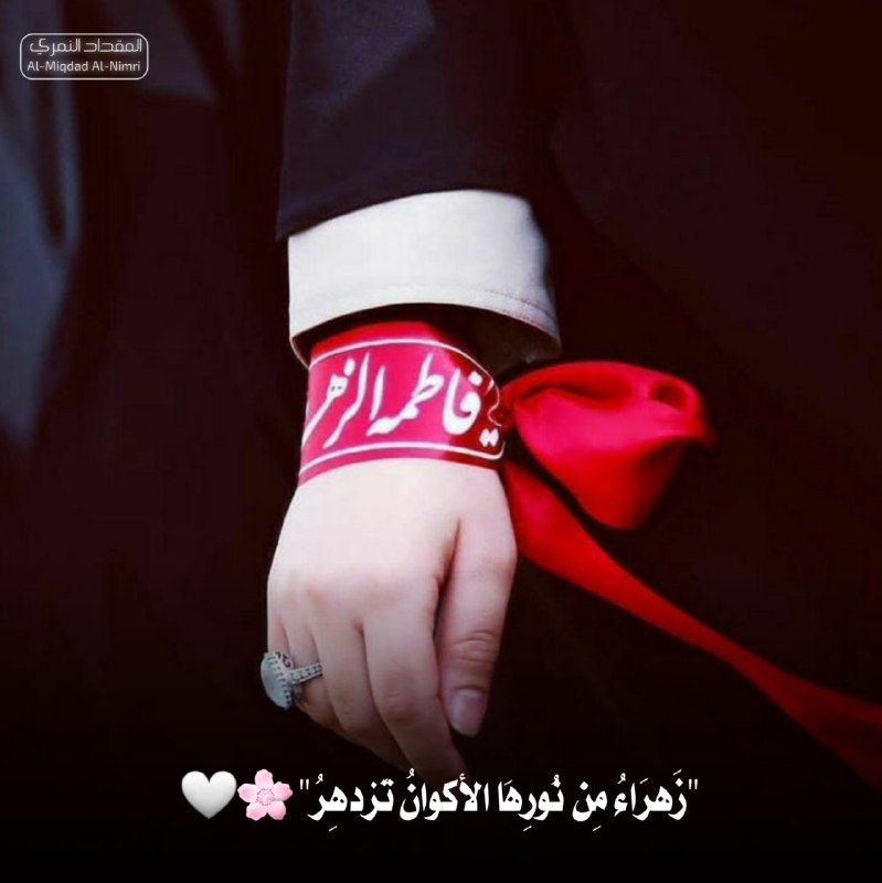 "زَهرَاءُ مِن نُورِهَا الأكوانُ تَزدهِرُ" ***?******?***