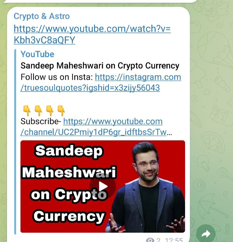 What Sandeep maheswari said about Crypto …