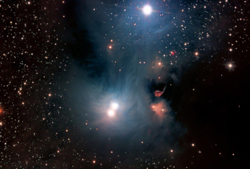 NGC 6729 Emission hamda aks etuvchi …