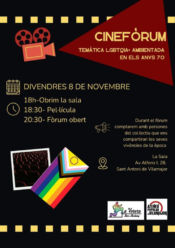 Us convidem al Cinefòrum organitzat entre …