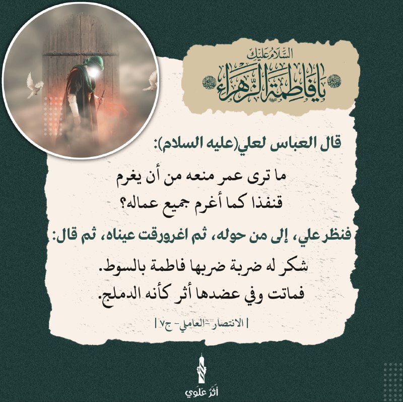 **السَّلامُ على صَبركَ يا ابا الحَسن**