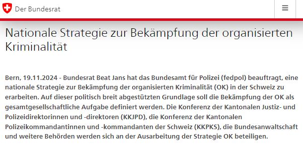 Bundesrat Beat Jans hat das Bundesamt …