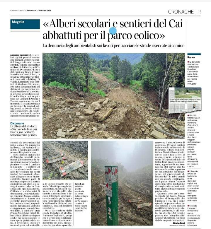 Articolo di oggi 27 ottobre 2024. …