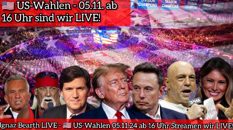 Ignaz Bearth LIVE - ***🇺🇸*** US-Wahlen …