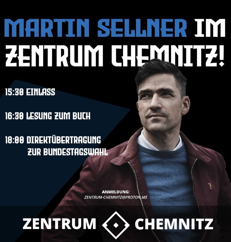 **Martin Sellner im Zentrum Chemnitz!**