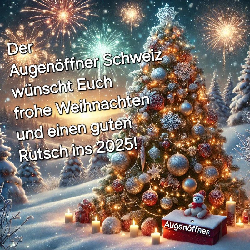 **Weihnachtspause bis ins neue Jahr:**