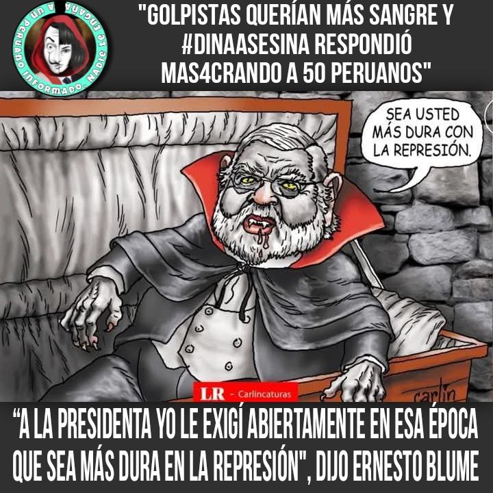 GOLPISTAS QUERÍAN MÁS SANGRE Y [#DINAASESINA](?q=%23DINAASESINA) …