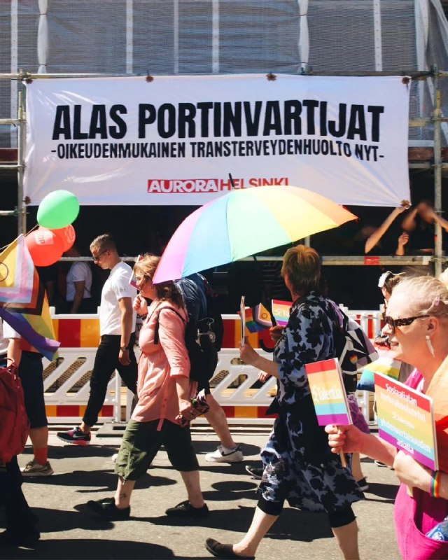 **Alas portinvartijat – oikeudenmukainen transterveydenhuolto nyt!**