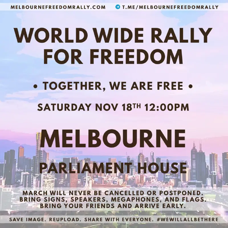 ***🌏*** **WORLD WIDE RALLY FOR FREEDOM …