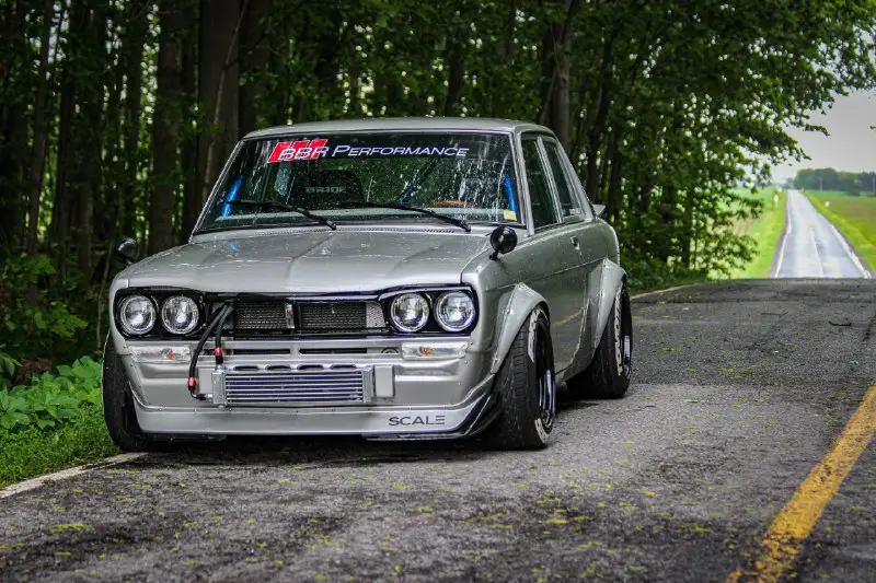 Front end Friday. 1972 Datsun 510.