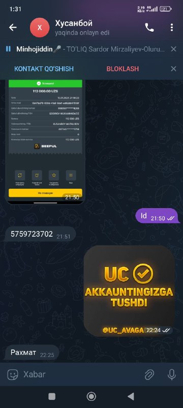 Uc Otziv AVAGADRO