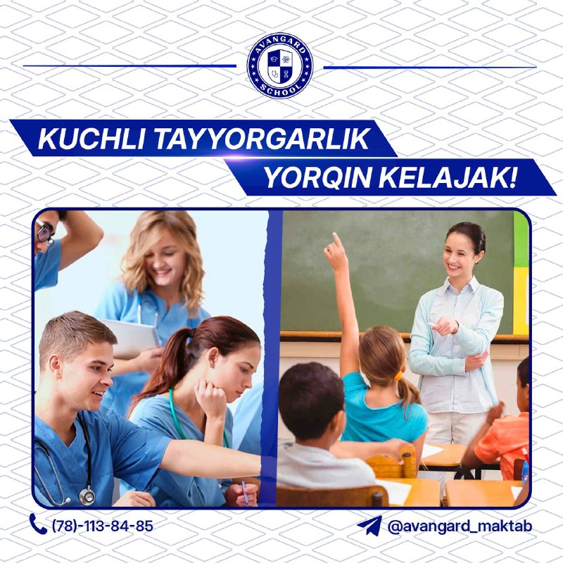 Kuchli tayyorgarlik – yorqin kelajak! ***✨******📘***