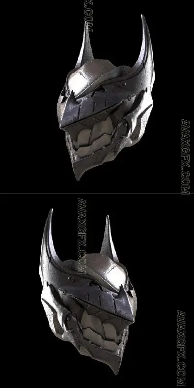 **Batman Dark Steel Helmet - STL …