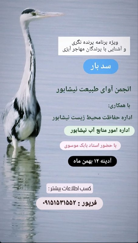 کانال انجمن آوای طبیعت نیشابور (محیط …