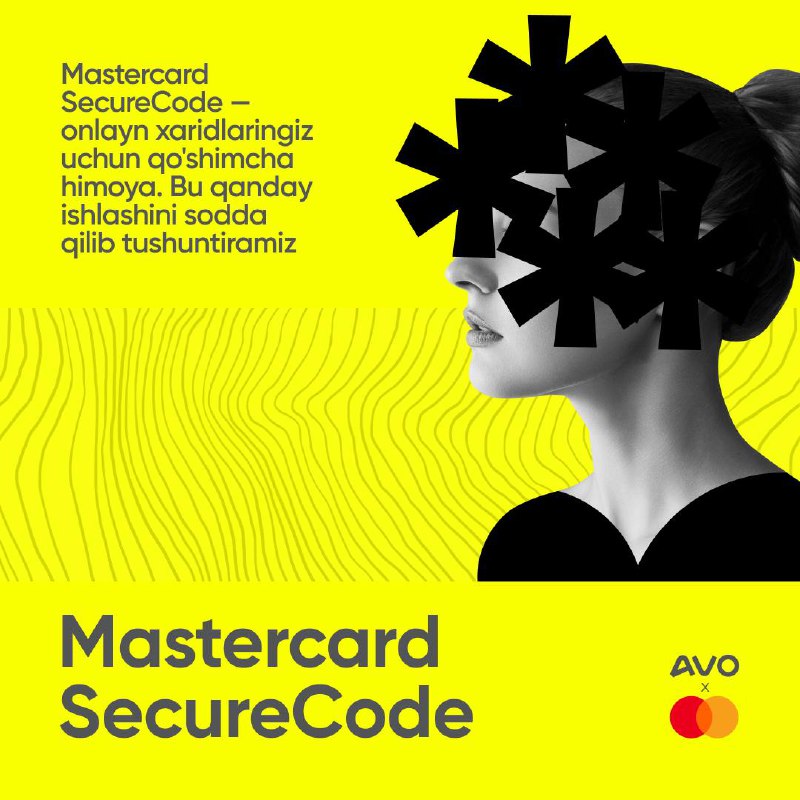 Mastercard SecureCode onlayn xaridlar xavfsizligini ta’minlaydi. …