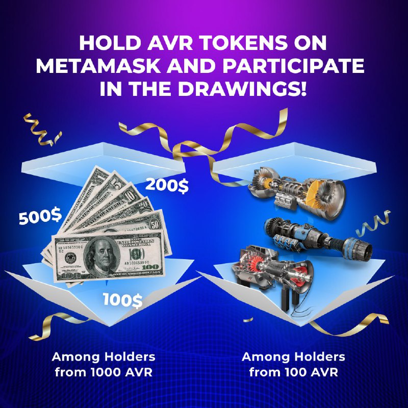 *****🎁***** **HOLD AVR TOKENS AND ENTER …