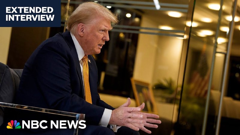 Full interview: Donald Trump details his …