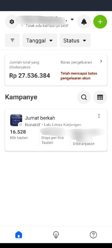 Ready facebook ADS spend 27 jt