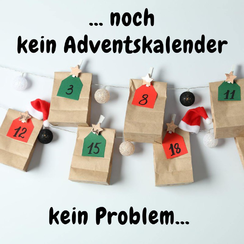 Kaum ist der November vorbei, beginnt …