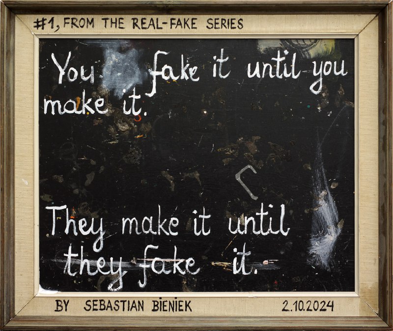 "You fake it until you make …