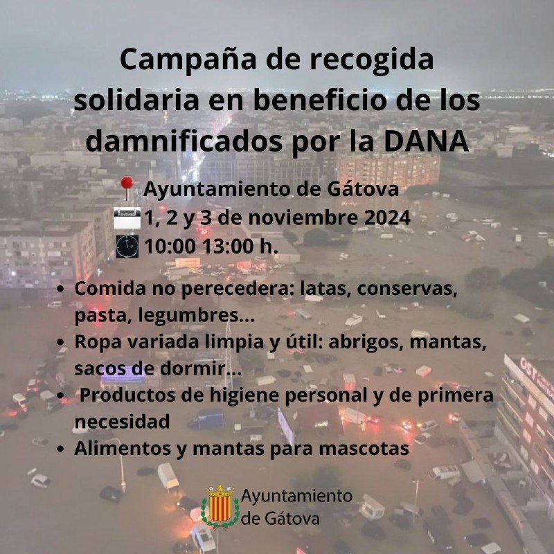 ***📢*** **Campaña de Recogida Solidaria en …